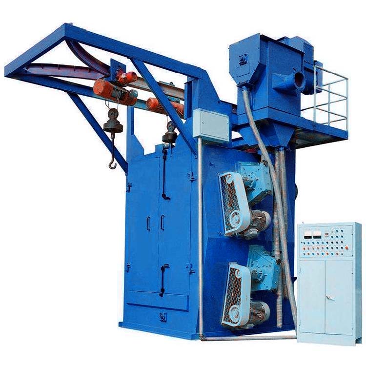 Q37 бир илгич илгич түрү жабдуулар Shot blaster Abrator Shot Blasting Machine